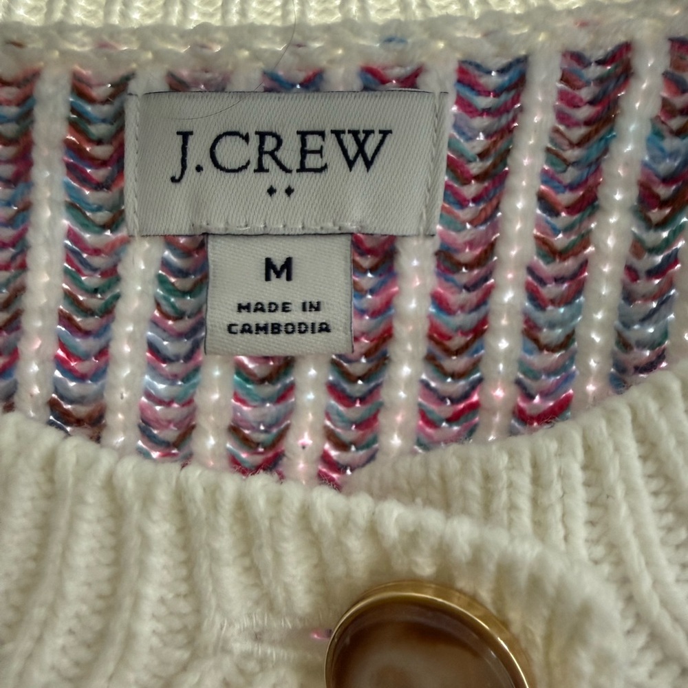 J. Crew Factory Multicolor Button-Up Cardigan - Picture 4 of 4